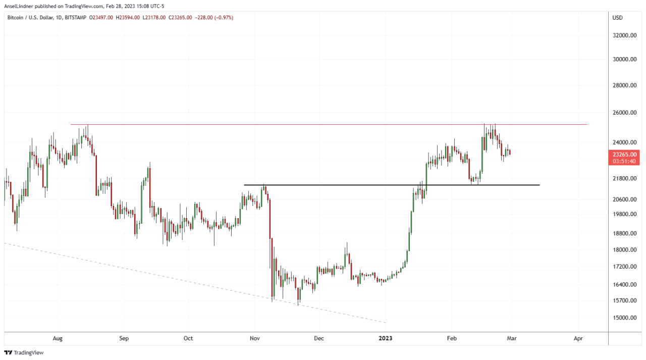 Bitcoin daily chart