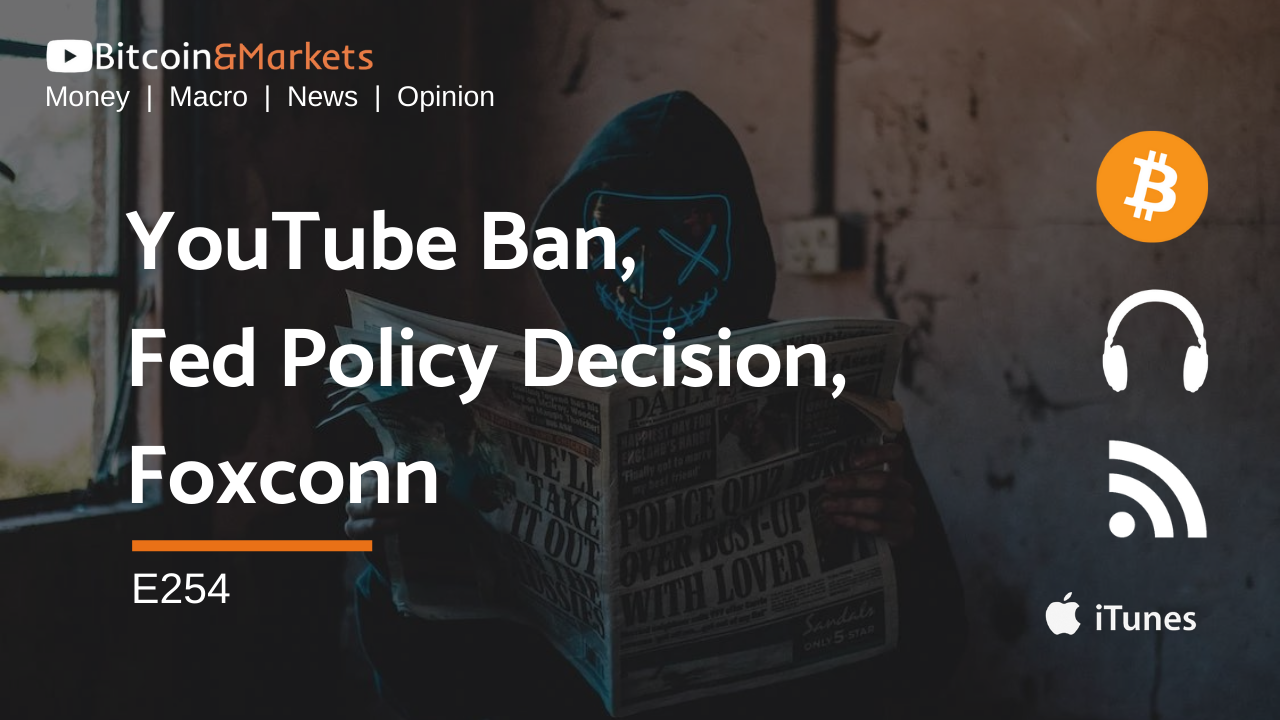 Daily Live - YouTube Ban, Fed Decision Day, Foxconn - 11.2.2022 | E254