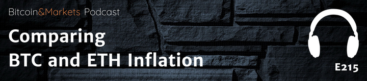 Comparing BTC and ETH Inflation - E215