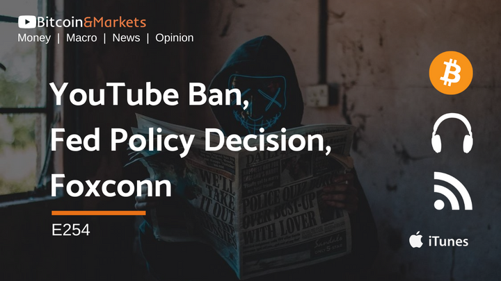 Daily Live - YouTube Ban, Fed Decision Day, Foxconn - 11.2.2022 | E254