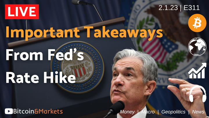 Important Takeaways From Fed's Rate Hike - Daily Live 2.1.23 | E311