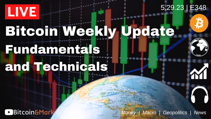 Bitcoin Weekly Update, Fundamentals Report - Daily Live 29 May 23 | E348