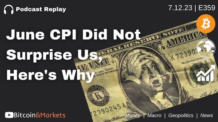 June CPI Did Not Surprise Us, Here's Why - E359