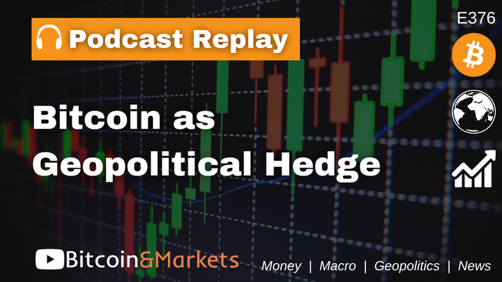 Bitcoin as Hedge Against Geopolitical Risk - E376